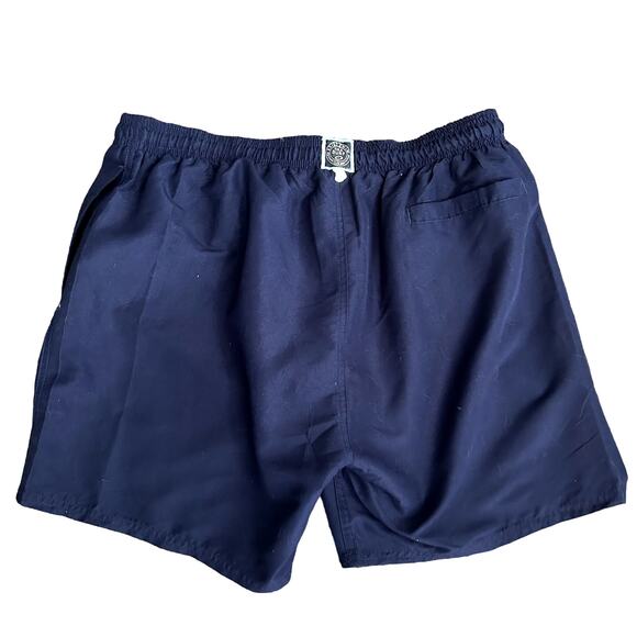 Exist USA Flag Swim Trunks XL Navy 5" Inseam Beach America Patriotic Blue Casual - Picture 8 of 10